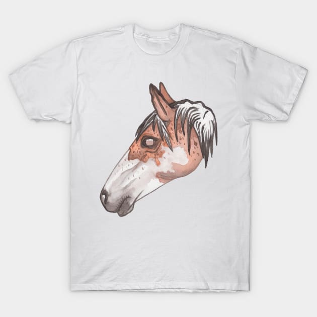 Brown Horse T-Shirt by deadblackpony